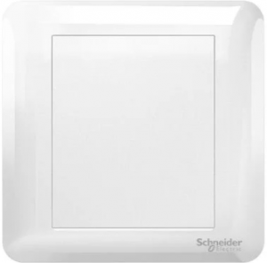 SCHNEIDER AFFLE PLUS 1G BLANK PLATE, WHITE