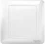 SCHNEIDER AFFLE PLUS 1G BLANK PLATE, WHITE