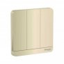SCHNEIDER AVATARON SWITCH 16AX 250V 3G 2W 2-WAY WINE GOLD FINISH