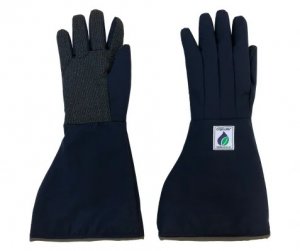 TEMPSHIELD CRYO-LNG GLOVES - ELBOW - BLUE
