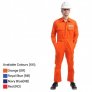 WEARITE COTTON STANDARD NAVY BLUE COVERALL WITH REFLECTIVE