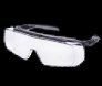 WORKSAFE RAZOR E3067, MATT BLACK FRAME OVER THE GLASSES SAFETY EYEWEAR, CLEAR HC LENS