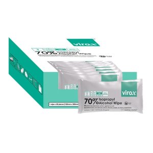 KLEEN-PAK VIROX 70% ISOPROPYL ALCOHOL WIPES REPACK, NON-LINTING, 20 PCS REPACK