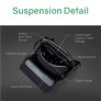KORIN DESIGN HUBSLING X SLASH-PROOF SLING BAG WITH MAGNETIC BUCKLE, WATER-RESISTANT, AND REFLECTIVE MATERIAL