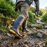 WORKSAFE® 108 S5 SRA PVC SAFETY BOOTS WITH STEEL TOE AND MIDSOLE - BLACK