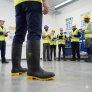 WORKSAFE® 108 S5 SRA PVC SAFETY BOOTS WITH STEEL TOE AND MIDSOLE - BLACK