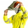 12 Cal Arc Flash Face Shield w/ Safety Helmet Adapters