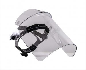 Clear Chemical Resistant Polycarbonate Face Shield