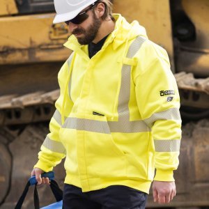FR/Arc-Rated Heavyweight Cotton Fleece Zip-Front Hoodies