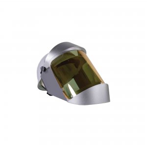 High Heat Face Shield Crown and Window Clear Gold