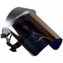 High Heat Face Shield Crown and Window Cobalt Blue