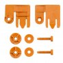 Slotted Adapters for Jackson Safety XS2-500 Non-Vented Safety Helmets