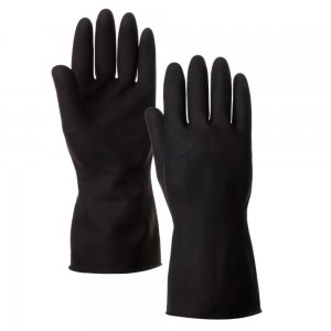 305 QUEBEE 12″ BLACK RUBBER GLOVE