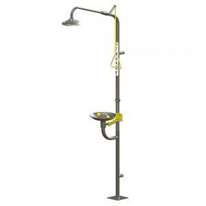 SHOWER W HAND OPERATED EYEWASH