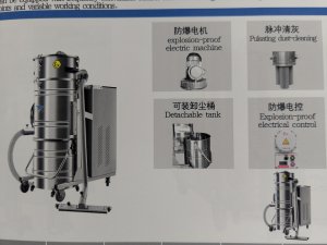Cleanvac Automatic Dust-Cleaning Explosion-Proof Vacuum Cleaner (Customizable)