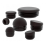 19mm 25mm 90mm 150mm Black Plastic Round Blanking Tube Pipe Insert Raptor Rear Bumper End Caps