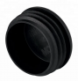 25mm Round Steel Pipe Insert Plugs Black Steel Tube Ends