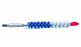 PATRIOT Dual Diameter Nylon Brush for Tubes. Quick Connection. The large diameter cleans into the groove, while the smaller diameter cleans the lands of the tube riflings. For Enhanced Tubes.