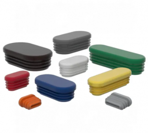Plastic Oval Shaped Hole Plug Cover Oval Table Chair Furniture Leg Cap Plug