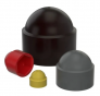 Plastic Round Dome Hex Nut Cap PE Plastic Hexagon Protection Caps
