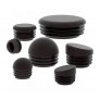 Round Spherical Black Furniture Finishing Dome Shaped Plug Domed Internal Chair Feet Tips