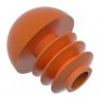 Round Spherical Black Furniture Finishing Dome Shaped Plug Domed Internal Chair Feet Tips
