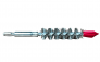Stainless Steel Cleaning Brush, for removal of soft & light scale. Brush use should be equal or 1/16″ smaller than tube I.D. Quick Connect. Sizes : 7/16″, 1/2″, 9/16″,5/8″, 11/16″,11/16″,3/4″,13/16, 7/8