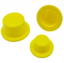 Thick Wide Flange Tapered Plastic Closing Plug Plumbing Valve Pipe Hydraulic Cylinder Anti Dust Protective Plug Covers