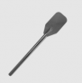 Certified NSF/ANSI Standard 2 Food Equipment. Designed for food processing industry Applications. Made from heavy Duty 18 gauge 304 Stainless steel. 36″L Handle with 9.75″ x 4.75″ Blade. Crevice free. Straight Bar Handle.
