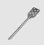 Certified NSF/ANSI Standard 2 Food Equipment. Designed for food processing industry Applications. Made from heavy Duty 18 gauge 304 Stainless steel. 36″L Handle with 9.75″ x 4.75″ Blade. Crevice free. Straight Bar Handle.