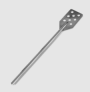 Certified NSF/ANSI Standard 2 Food Equipment. Designed for food processing industry Applications. Made from heavy Duty 18 gauge 304 Stainless steel. 36″L Handle with 9.75″ x 4.75″ Blade. Crevice free. Straight Bar Handle.