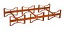 CWS-10 Standard Steel Drum Cradle. Convenient way to tip, drain and store 55-gallon steel drum for one man operation. With 2.5″ polyolefin wheels., self storing load tipping lever and swivel casters. Dim.: 32.5″ x 19.5″W x 15″H. We