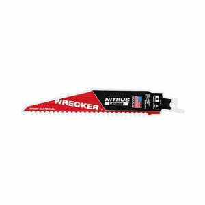 Milwaukee M28 SAZALL Reciprocating Saw Cardbide Blades, 6 Inch. Teeth per inch