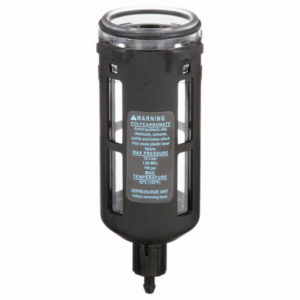 Allegro Lubricating Manual Drain Bowl & Guard