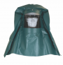 OBERON Chemical Splash Hood with Clear Chemical Resistance Face Shield CS8AFR
