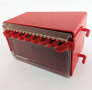 Group Lockout Box, Plastic, Portable/Wall Mounted, Hinged. Accomodate 8 Padlocks 820VA1