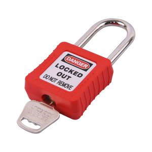 LM-ULPP-RS-R Ultimate Lockout Padlock Premium, 38mm Shackle, Keyed Different. Colour : Red