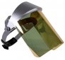 OBERON Faceshield, Gold Heat Reflective Visor, Chemical Resistant Lens & Ratchet Headgear.