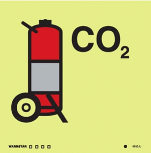 CO2 FIRE EXTINGUISHER 6″ by 6″ 6852JJPV