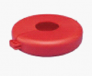 LM-GLV-3 Gate Valve Lockout Ø 5″ to Ø6 1/2″. Red