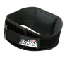 Schiek 4 3/4″ Lumbar Back Support has a rib & Hip contour and one way velcro closure Black 4004