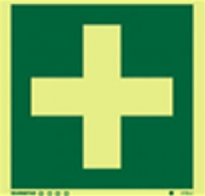White First Aid Sign 4150JJPR