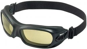 Jackson V80 Wildcat Safety Goggles, Amber Anti-Fog Lenses with Black Frame. High Heat Resistant up to 175 Deg.C 3013712