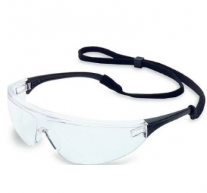 Pulsafe Millenia Sports, Black Temple with Clear Fog Ban Abrasion resistant Lens 1005985