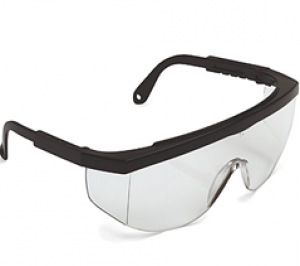 Pulsafe SC1-A Eyewear, Clear Len , Black Frame 100010