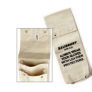Salisbury Glove Bag, 2-Pocket. GPB-114 Glove Bag 14″Length WHITE