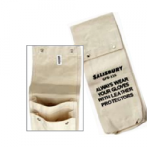 Salisbury Glove Bag, 2-Pocket. GPB-118 Glove Bag 18″ Length WHITE