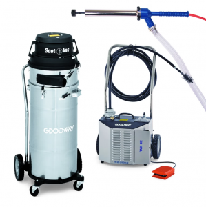 RAM-4X-KIT Heavy-Duty Turbine Firetube Boiler Cleaning System • RAM-4Xa-50-15-KIT