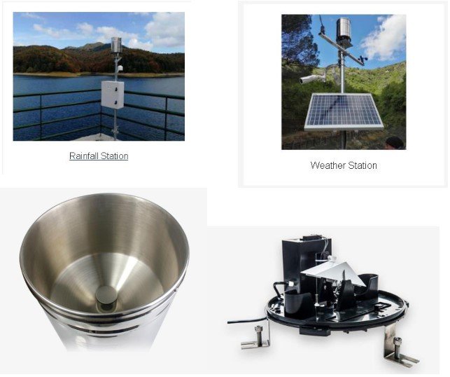 RKA003 AUTOMATIC RAINFALL STATION W STAINLESS STEEL RAIN GAUGE, USB