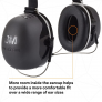 3M™ PELTOR™ X5B BEHIND-THE-HEAD EARMUFFS NRR 31dB